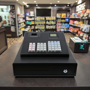 ECR-137 tất cả trong một POS Tiền mặt đăng ký 2.8 inch hiển thị mini máy tính để bàn thu ngân với 58 mét máy in hóa đơn RS232 cổng USB - Product Image 1