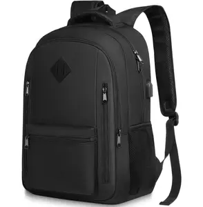 Sac à dos scolaire chargeur USB pour adolescents garçons et filles collège lycée voyage affaires ordinateur portable Bookbag sac d'extérieur