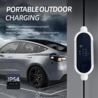 Chargeur portable EV 11kW 16A Prise Schuko Chargeur de véhicule électrique avec câble de type 2
