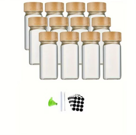 ชุดที่ชัดเจนของ12 (แปรง + ช่องทาง + สติกเกอร์ + ปากกา)