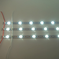 Barre de drap lumineux led rétroéclairé, boîte à bricolage de haute qualité, pour signes de grandes zones, cc 12v DC24V 12w/pièces