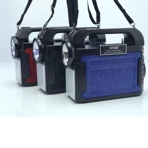 NS-S209SL Nss Nns-Radio Portatile con 3 Lampade LED, Pannello Solare e Sistema Domestico, Kit USB con Batteria e Radio FM - Product Image 5