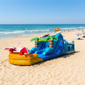 Tobogán Acuático Inflable Comercial <span class=keywords><strong>con</strong></span> Temática <span class=keywords><strong>de</strong></span> Playa y <span class=keywords><strong>Piscina</strong></span>, Casa <span class=keywords><strong>de</strong></span> Brinco Inflable para Negocios <span class=keywords><strong>de</strong></span> <span class=keywords><strong>Alquiler</strong></span>, Diversión <span class=keywords><strong>de</strong></span> Verano - Product Image 1