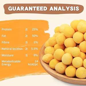 Preço de fábrica Venda Quente Pet Snacks Alimentos Frango Gema De Ovo Nutrição Natural Liofilizado Para Gatos E Cães Trata Alimento Seco - Product Image 4