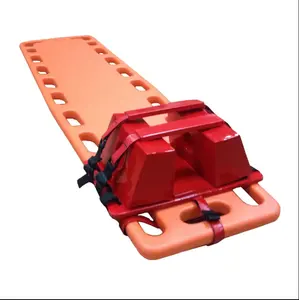 Folding Portable Stretcher Spine Board With Head Immobilizer And Straps
