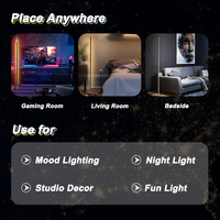 Lampe de sol moderne et minimaliste avec télécommande, style nordique, pour la maison, luminaire décoratif d'intérieur, rvb, vente en gros, w