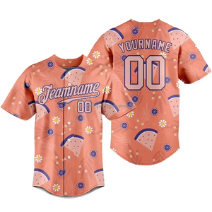 Maillot de baseball personnalisé bouton complet nom personnalisé Logo numéro adulte enfants formation uniforme Softball vêtements de sport blanc vacances - Product Image 1