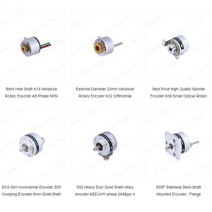 HENGXIANG <span class=keywords><strong>Encoder</strong></span> asli satu putaran kode abu-abu paralel Absulute 256 berongga KJ38 <span class=keywords><strong>Encoder</strong></span> absolut - Product Image 5