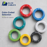 Cable Eléctrico de PVC con Código de Color, Cableado en Espiral para Instalaciones Interiores y Proyectos de Construcción