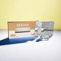 Boîte personnalisée en carton pour flacon de 3 ml, boîte de rangement pour flacon, boîte d'emballage pour bouteille de poudre