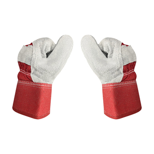 Guantes de seguridad de cuero para trabajo Industrial, venta al por mayor - Product Image 5