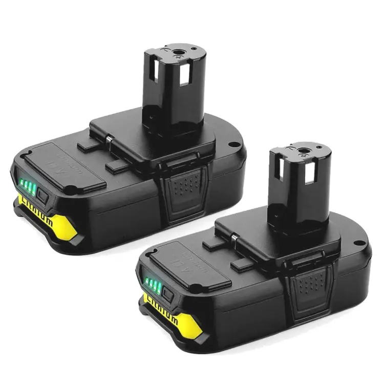 System Compatible with P102 P103 P104 P105 P107 P108 Powermall 2 Pack 6.0Ah Lithium Battery Replacement for Ryobi 18V One 