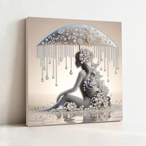 Kit de Peinture Diamant DIY pour Débutants Adultes, Motif Animal Imprimé, Peinture Scintillante pour Décoration Murale et Cadeau Fait Main - Product Image 4