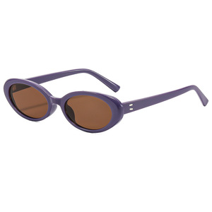 Lunettes de soleil ovales rétro pour femmes, monture intégrale, polarisées UV400, style décontracté - Product Image 4