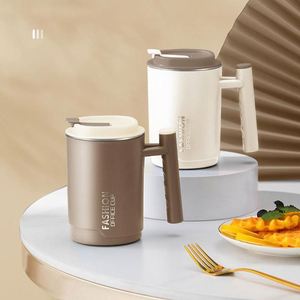 304 Stainless Steel Insulated Mug with Lid High-Appearance Office and Camping Tea Cup Coffee Cup <b>Thermos</b> Cup - Product Image 1