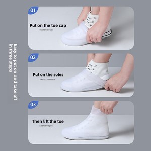 Stivali da <span class=keywords><strong>pioggia</strong></span> impermeabili da uomo e da <span class=keywords><strong>donna</strong></span> copriscarpe antiscivolo antiscivolo <span class=keywords><strong>per</strong></span> i giorni di <span class=keywords><strong>pioggia</strong></span> invernali-all'ingrosso - Product Image 5