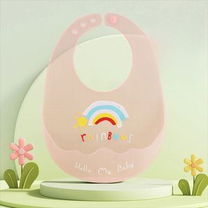 Baberos de Silicona de Grado Alimenticio Suaves y Lisos con Diseño Personalizable OEM, Precio de Fábrica - Product Image 6