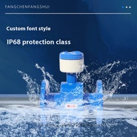 Débitmètre magnétique Dingyi à affichage numérique LCD mural, protection IP65, pour eau salée chimique, précision 0,5 %, en acier inoxydable 316