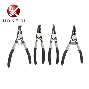 Professional OEM OBM ODM 7 Inch 55 Steel Multi-Purpose Stop Ring Pliers Internal Straight Circlip Pliers