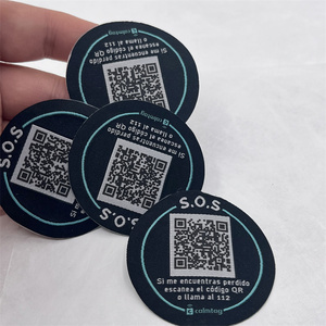 Parche termoadhesivo personalizado con logotipo de marca tejido NFC para ropa - Product Image 4