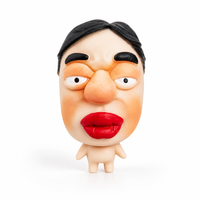 Jouets Squishy Personnalisés OEM ODM : Compagnon de Bureau Super Doux, Mat et Lisse, Design Homme Amusant à Grande Tête