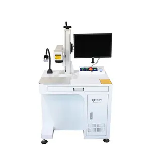 20w 30w 50w nouveau type de machine de gravure laser à fibre fermée prix de la machine de gravure laser acier inoxydable/fer métal