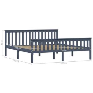 Cadres de <span class=keywords><strong>lit</strong></span> à plateforme solide de style moderne <span class=keywords><strong>Lit</strong></span> double en bois blanc pour adultes/enfants/adolescents Chêne teck contreplaqué MDF Meubles de maison - Product Image 3