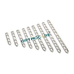 Pelat kompresi pengunci 2.4mm LCP, pelat implan ortopedi Lurus baja tahan karat - Product Image 1
