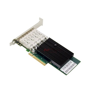 Adaptador de Servidor de Fibra X710 Quad-SFP+, Tarjeta de Red de 10 GbE, PCIe X8 Interno para Servidores de IA, Interfaz de Red NIC Convergente - Product Image 4