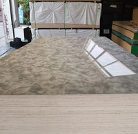 Panneau décoratif en bois imperméable UV effet marbre, panneau brillant pour mur de fond de télévision et de hall