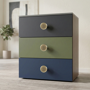 Kenop kabinet krom polesan tunggal kenop laci Dekorasi kabinet dapur gaya Modern menarik untuk pegangan ruang tamu - Product Image 1