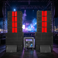 Diamond Audio Sıcak Fırsat 12'' Pasif Line Array Stadyum Arena Kilise Konferans Profesyonel Ses Sistemi 18'' Subwoofer ile