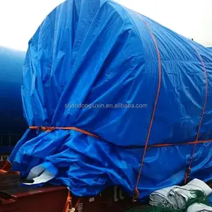 Pemasok Cina 100% PE tenda plastik penutup tenda terbuka atas kontainer lembar terpal terpal