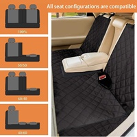 Tapis de voiture pour animaux de compagnie en tissu Oxford respirant, imperméable et anti-salissure pour chats et chiens, coussin de siège arrière toutes saisons