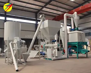 Feed Mill Machine Plant 1-1.5 Ton Per Hour Project Machine Automatic Animal Feed Processing Line Poultry Small Mini Feed Mill Plant