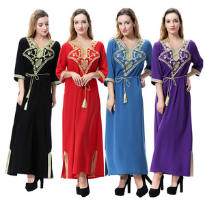 Vente en gros Crochet dentelle vêtements turcs Abaya arabe egypte <span class=keywords><strong>robe</strong></span> de mariée musulmane Turquie tissu Nida <span class=keywords><strong>robe</strong></span> <span class=keywords><strong>marocaine</strong></span> avec <span class=keywords><strong>ceinture</strong></span> - Product Image 1