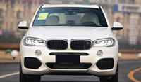 Ensemble de phares à LED avec projecteur double L DRL pour BMW X5 F15 2014-2018, Plug and Play, 6000K, clignotants dynamiques, mise à niveau