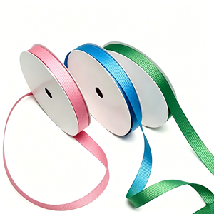 Cinta de grogrén multicolor en stock: aplicación versátil para manualidades DIY, adornos para el cabello de boutique y producción de accesorios de vestir. - Product Image 3