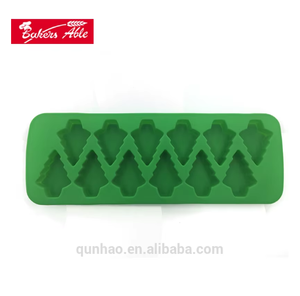 Práctico molde para hornear de silicona con forma de árbol de Navidad, excelente para pastel, jabón, gelatina, Material de resina ecológico, características <span class=keywords><strong>3D</strong></span> - Product Image 3