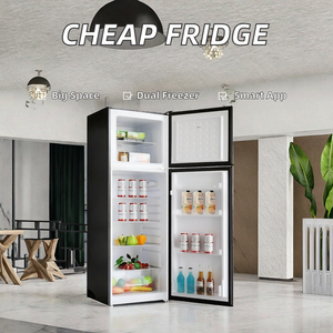 Factory Sales Large Capacity Custom Made Double Door Home Freezer Top-Freezer <b>Refrigerator</b> With Bottom Freezer Cheap Price House - Product Image 2