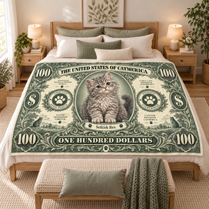 Manta con Estampado de Gatos Adorables, Manta de Franela Suave y Acogedora, Manta Personalizada con Impresión para Dormitorio o Sala de Estar - Product Image 5