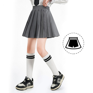 Falda Plisada Personalizada para Adolescentes, Uniformes Escolares Negros, Tallas Grandes, Primavera, Cintura Alta, Tenis, Fitness, Falda Deportiva, OEM, ODM - Product Image 5