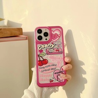 Coque de téléphone antichoc en TPU écologique avec illustration de jeune fille rose camouflage, design bicolore pour 7g-14 Promax