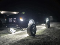 Luces LED Blancas de Estilo Moderno, 9 LED, Blanco Puro, 12V, Luces Antiniebla y de Esquina, IP67 Impermeables, para Camiones y Jeeps
