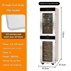 Déshydrateur Commercial de Fruits à Air Chaud, Déshydrateur Industriel de Légumes pour Tomates et Herbes - Product Image 4