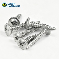 Vis à tête fraisée cruciforme avec pointe de perçage LEKON OEM/ODM # Vis autoperceuses à pointe acérée 8x1/2" 4.2x13mm Tornillos
