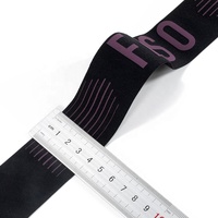 Quantité minimale de commande bas personnalisé impression concepteur large bande élastique avec marque pour dentelle cheveux dentelle fondre bande perruque poignée bandeau