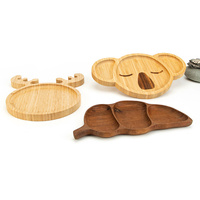 Plateau en noyer et bambou personnalisé YUESHEN, style japonais, plateau de service pour collations DIY, plateau de service en bois, pièces usinées CNC