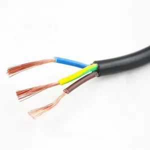 Flexibles Kabel PVC-isoliertes und ummanteltes elektrisches Stromkabel