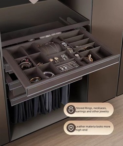 HNOSS Five-layer <strong>Wardrobe</strong> Hanging Basket <strong>Drawer</strong> Closet Jewelry <strong>Drawer</strong> <strong>Inserts</strong> Soft Close Undermount <strong>Drawer</strong> Basket - Product Image 4